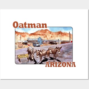 Donkeys of Oatman, Arizona Posters and Art